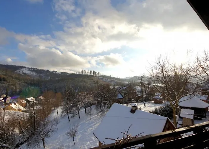 Farma U Matysa, - I Widok Na Gory Zima Kuligi Wyciagi Narciarskie Trasy Saneczkowe Visla