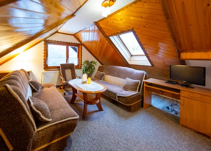 U Matysa, - I Widok Na Gory Zima Kuligi Wyciagi Narciarskie Trasy Saneczkowe 팜스테이 비스와