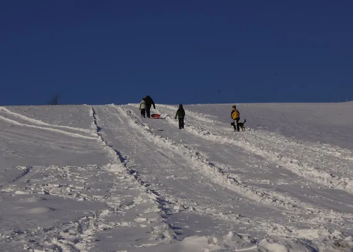 Farma U Matysa, - I Widok Na Gory Zima Kuligi Wyciagi Narciarskie Trasy Saneczkowe Visla