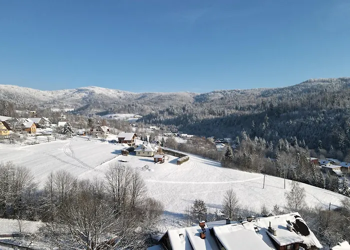 U Matysa, - I Widok Na Gory Zima Kuligi Wyciagi Narciarskie Trasy Saneczkowe